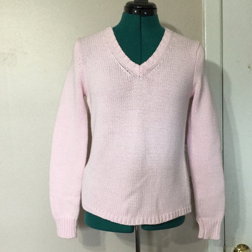GAP cable knit Pink sweater
